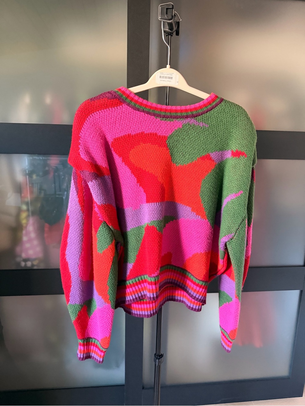 Farm Rio Colorful Crewneck Sweater - Picture 3 of 3